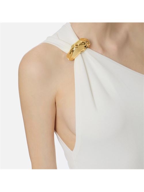 Red Carpet dress in knit fabric stitch ELISABETTA FRANCHI | AM43B62E2.360